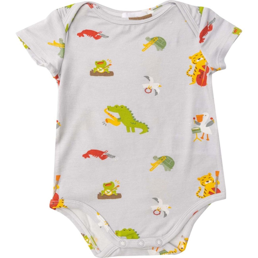 NWT Angel Dear Onesie 3-6 M Jazz Animals Bodysuit